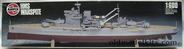Airfix 1/600 HMS Warspite Battleship, 9-04205 plastic model kit
